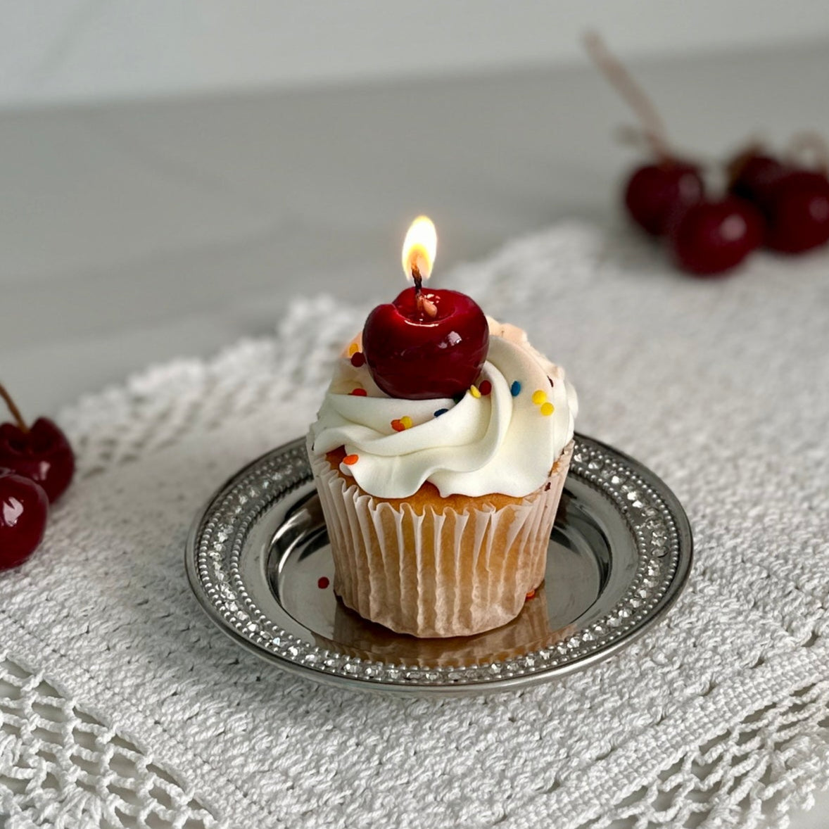 Cherry Candle (Set of 6)