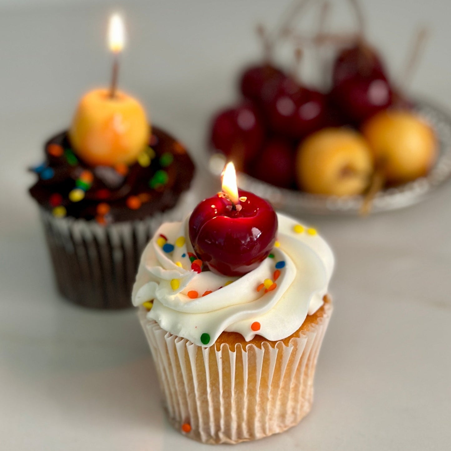 Cherry Candle (Set of 6)