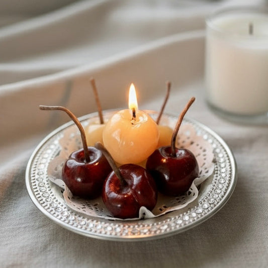 Cherry Candle Set