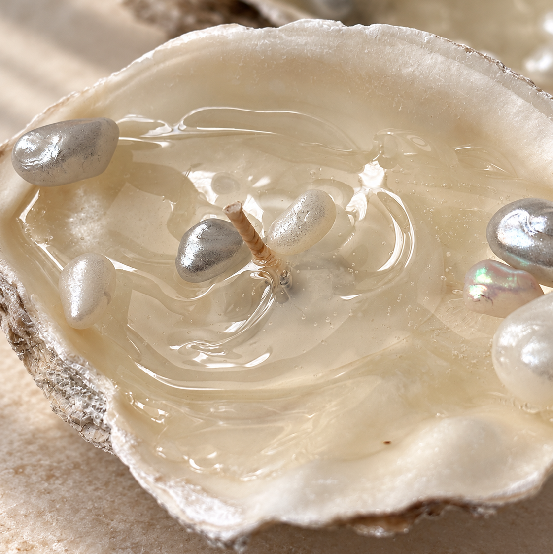 Water Oyster Candle Set