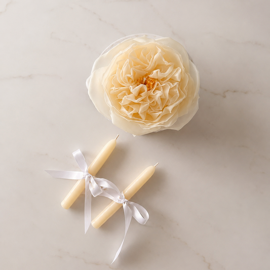 Rose Unity Candle Set