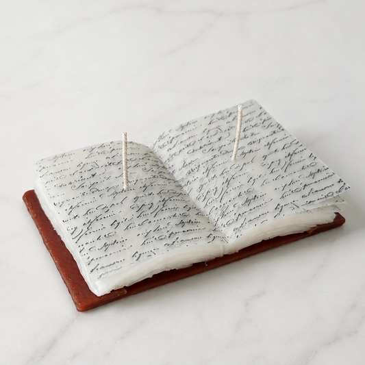 Sculptural Book Candle
