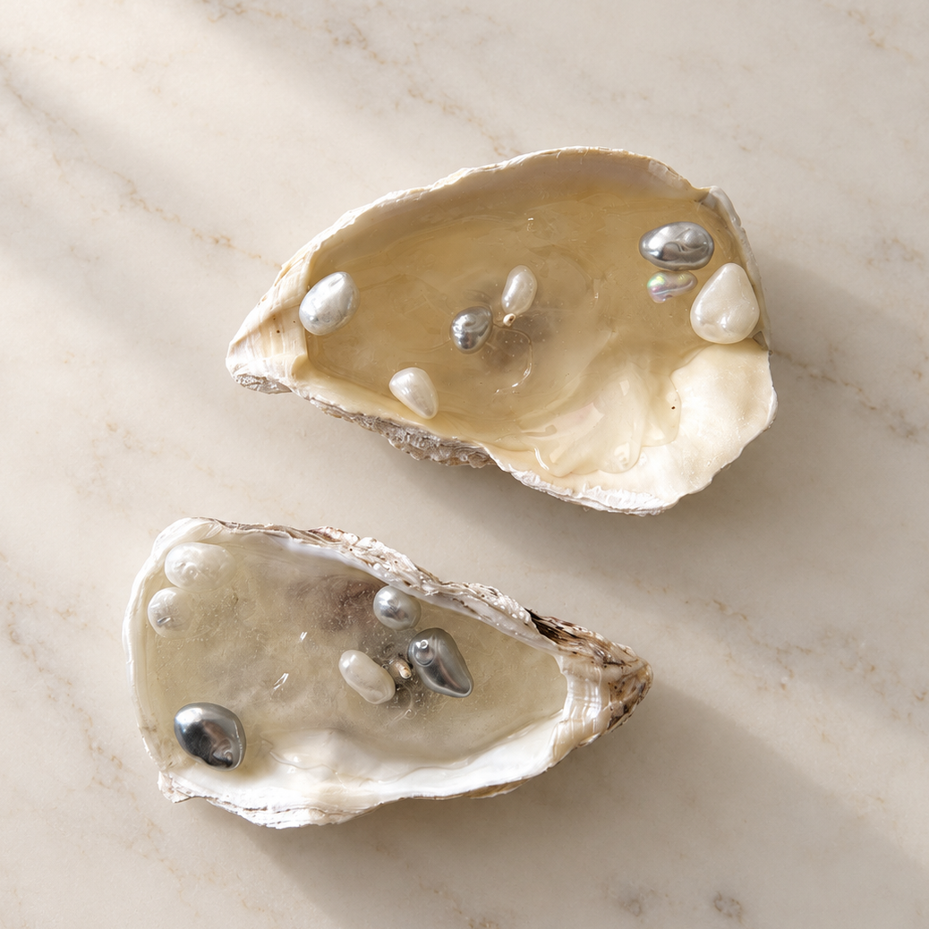 Water Oyster Candle Set